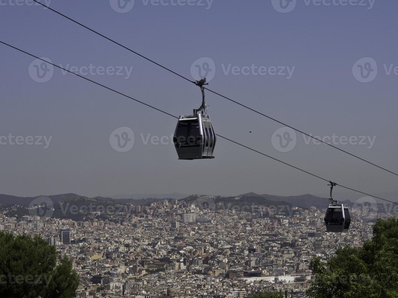 The city of Barcelona in spain photo