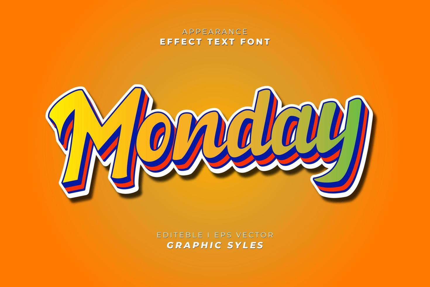 Stickers, cartoon text effects for Banner Stock Vectors Free Vector