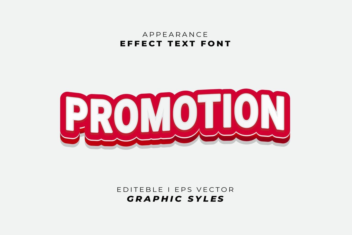 Editable text effect sticker font. vector