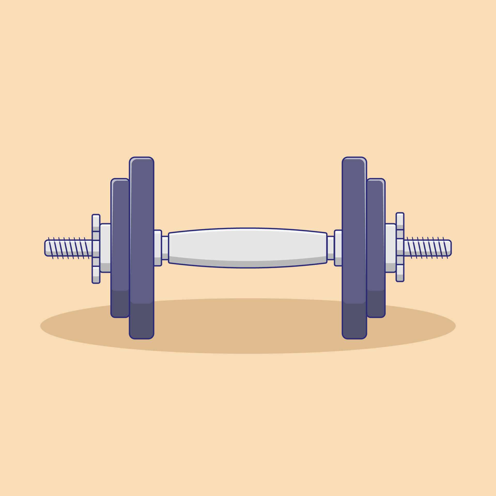 Dumbbell Vector Icon Illustration. Gym Equipment Vector. Flat Cartoon Style  Suitable for Web Landing Page, Banner, Flyer, Sticker, Wallpaper,  Background 8604731 Vector Art at Vecteezy