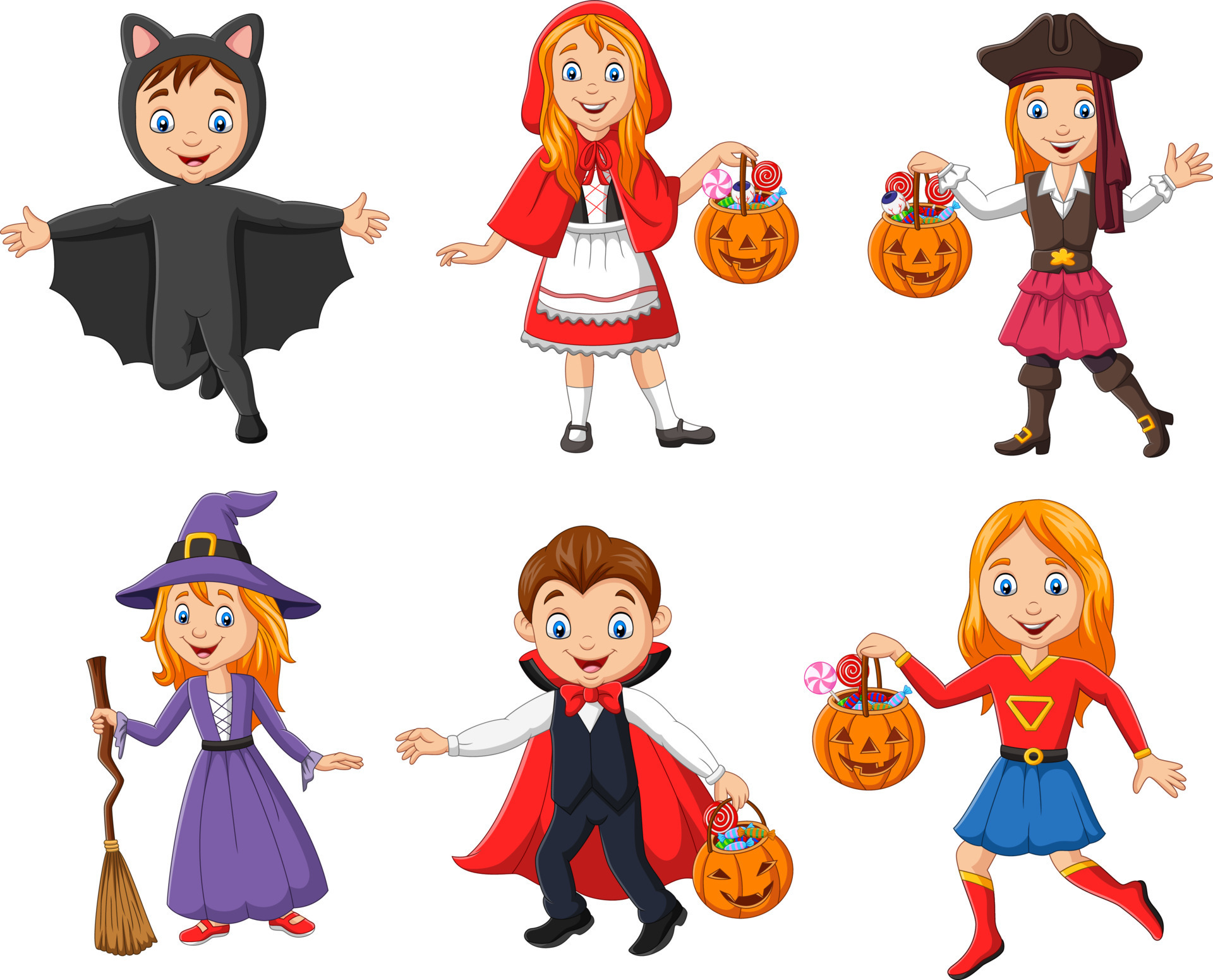 Group of cartoon kids wearing different costumes 8605033 Vector Art at Vecteezy Group of cartoon kids wearing different costumes 8605033 Vector Art at Vecteezy