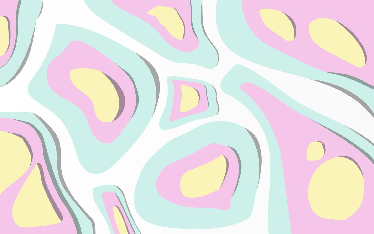 Background Abstrak Paper Cut Soft Pastel vector