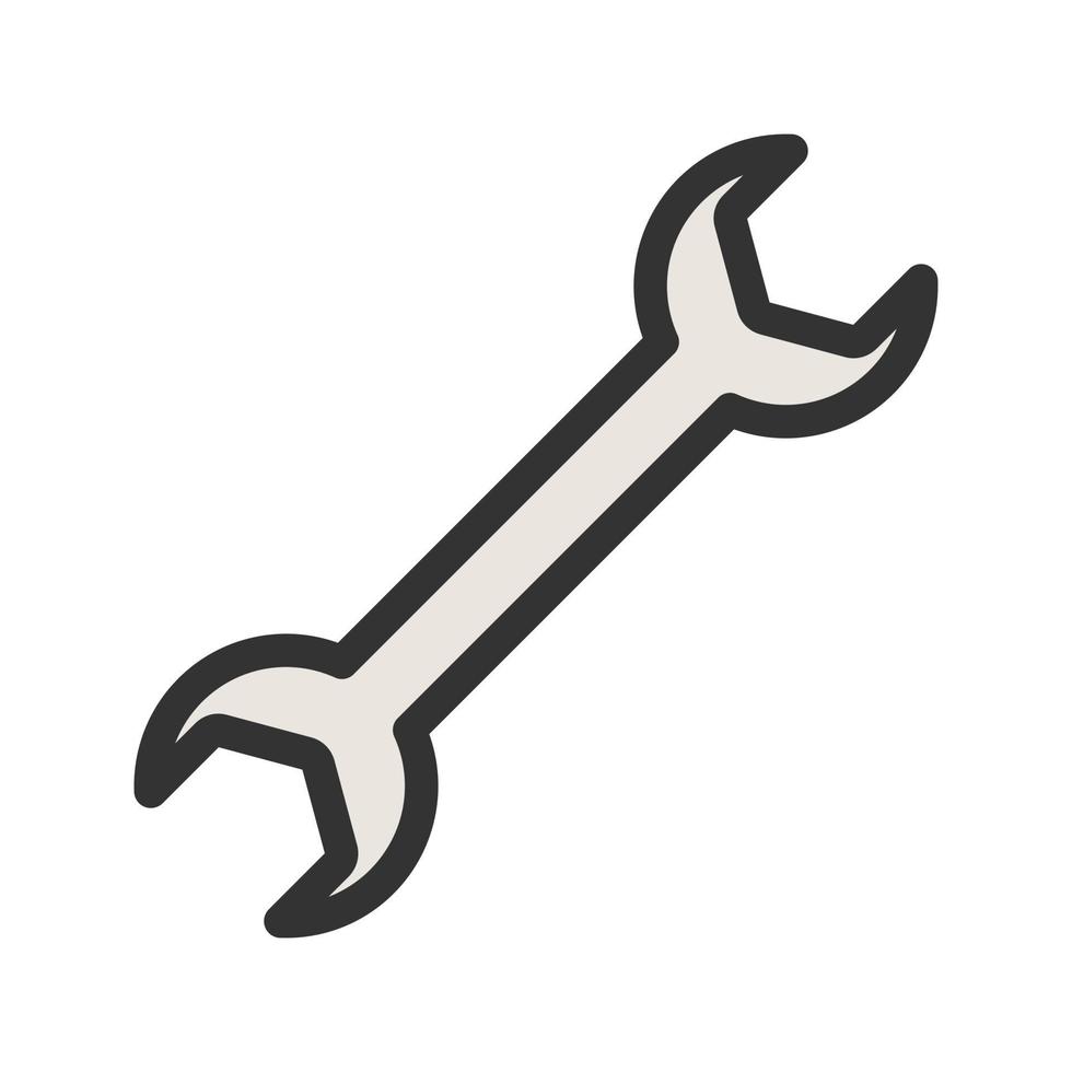 Two Header Wrench Filled Line Icon 8605524 Vector Art at Vecteezy