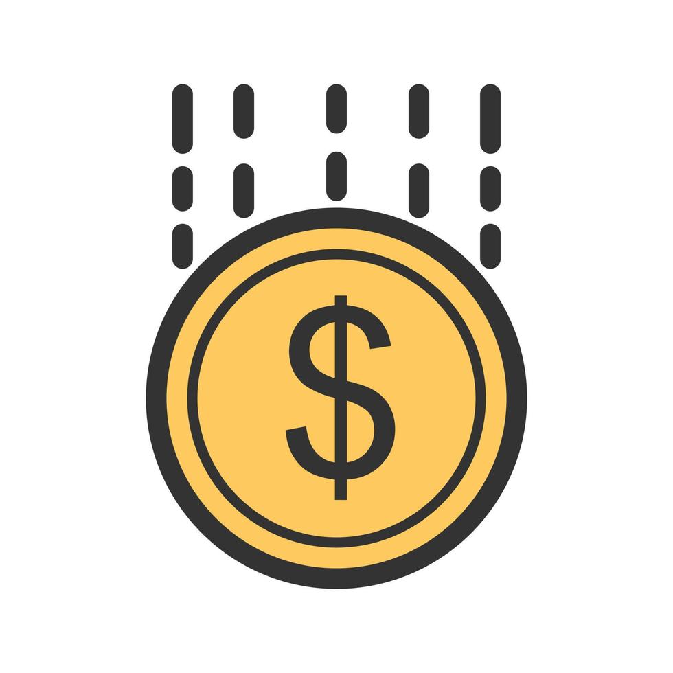Funding Filled Line Icon vector