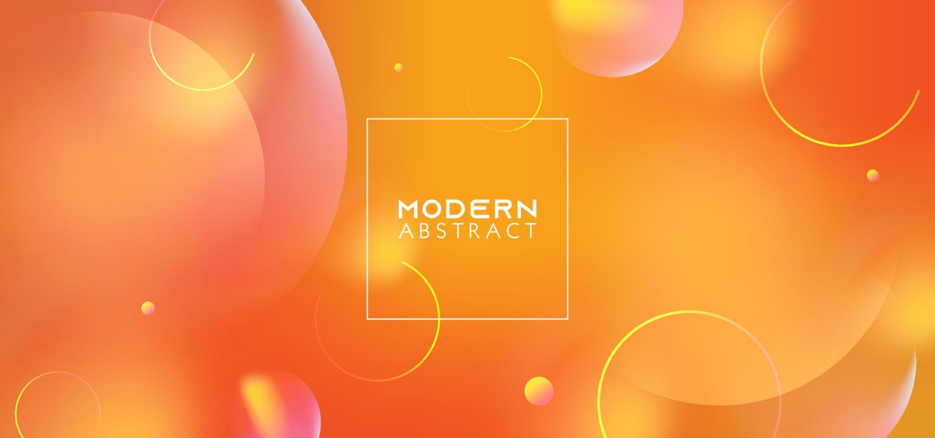 Gradient geometric with dynamic shapes background. vector