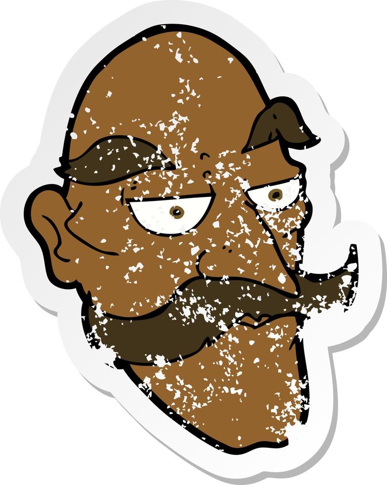 Man faced Pou | Sticker