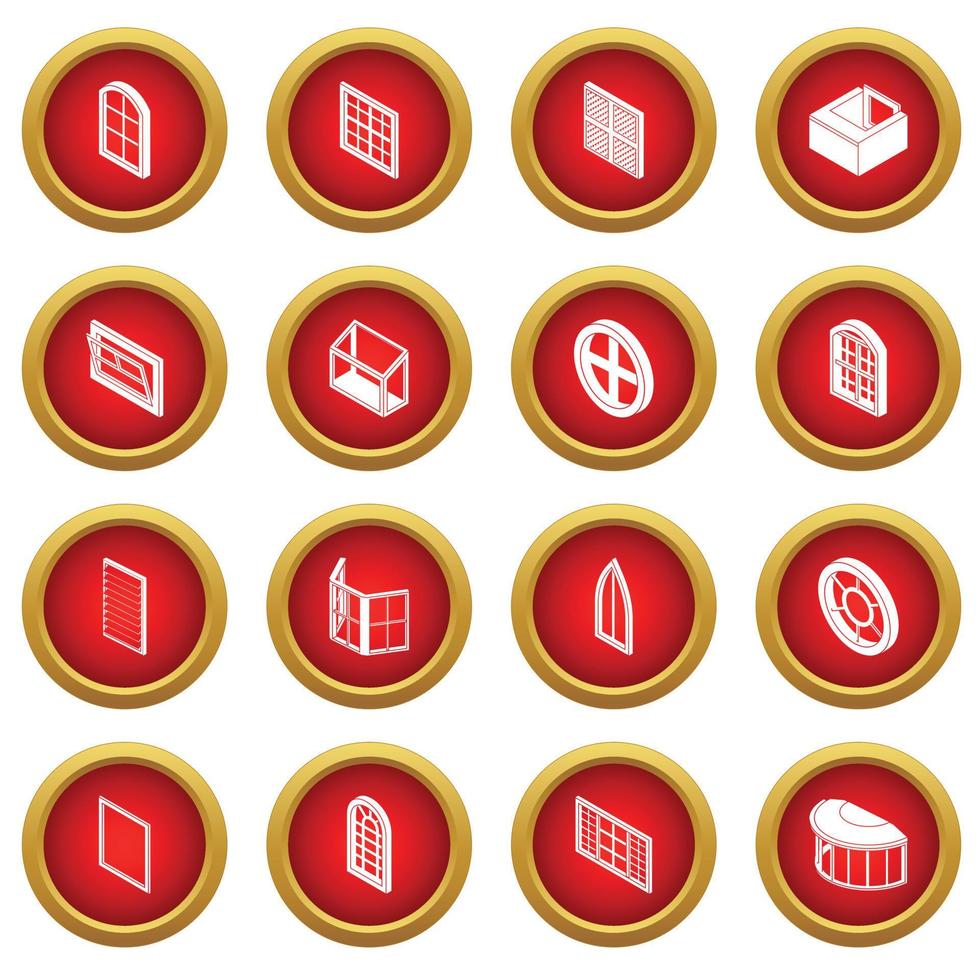 Window forms icons set, simple style 8607734 Vector Art at Vecteezy