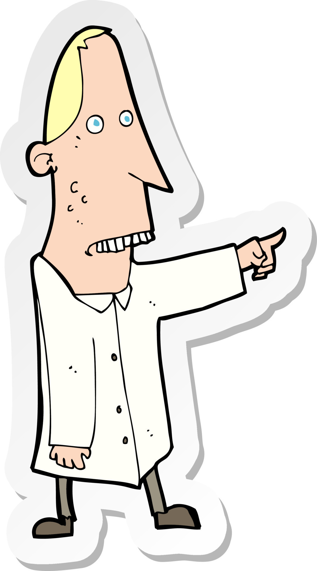 sticker of a cartoon ugly man pointing 8607944 Vector Art at Vecteezy sticker of a cartoon ugly man pointing 8607944 Vector Art at Vecteezy