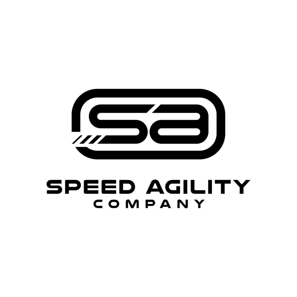 Modern Initial SP logo design inspiration vector
