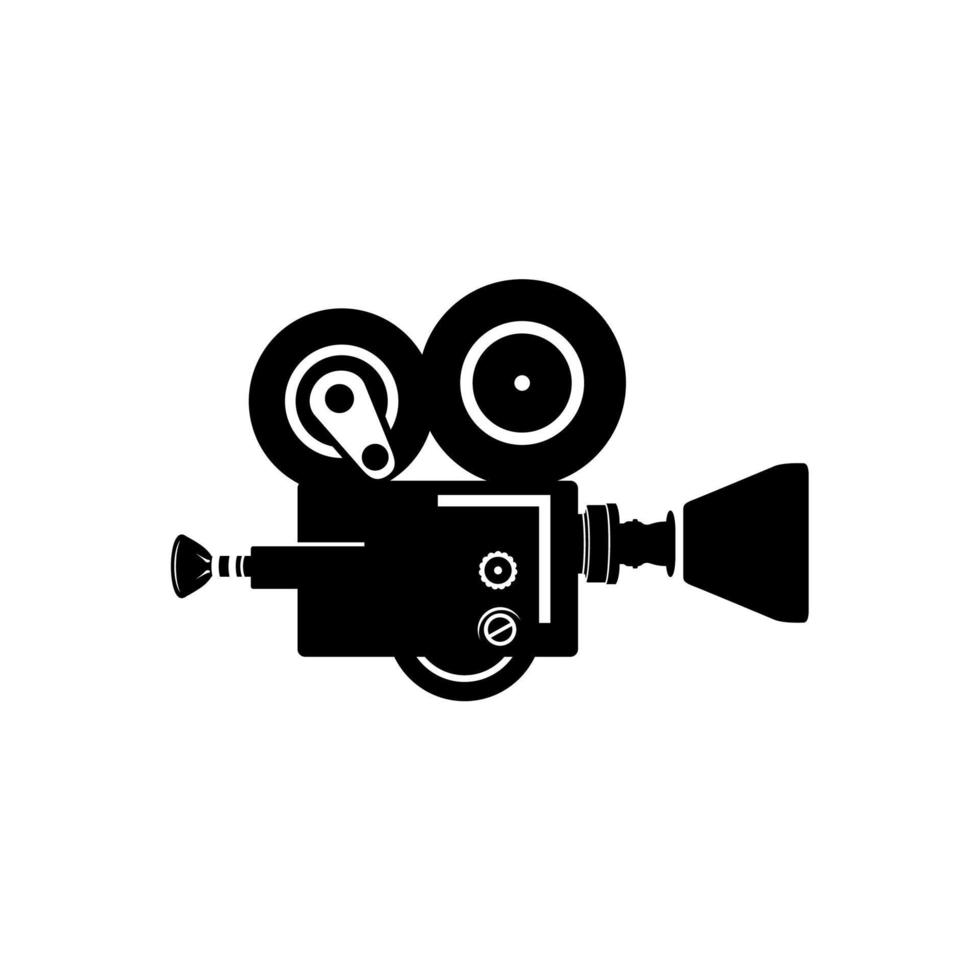 Vintage Retro Camera Video Icon vector