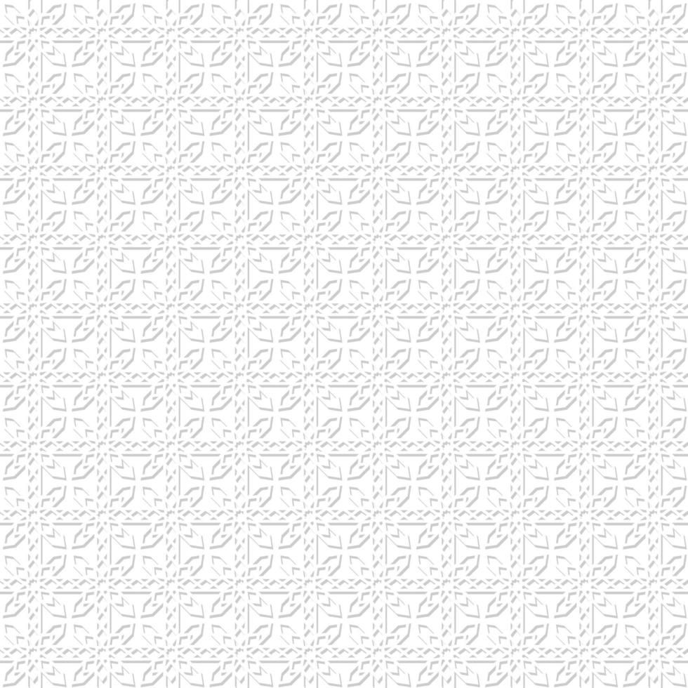 Isolated line Islamic pattern on white background vector