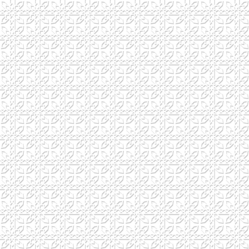 Isolated line Islamic pattern on white background vector