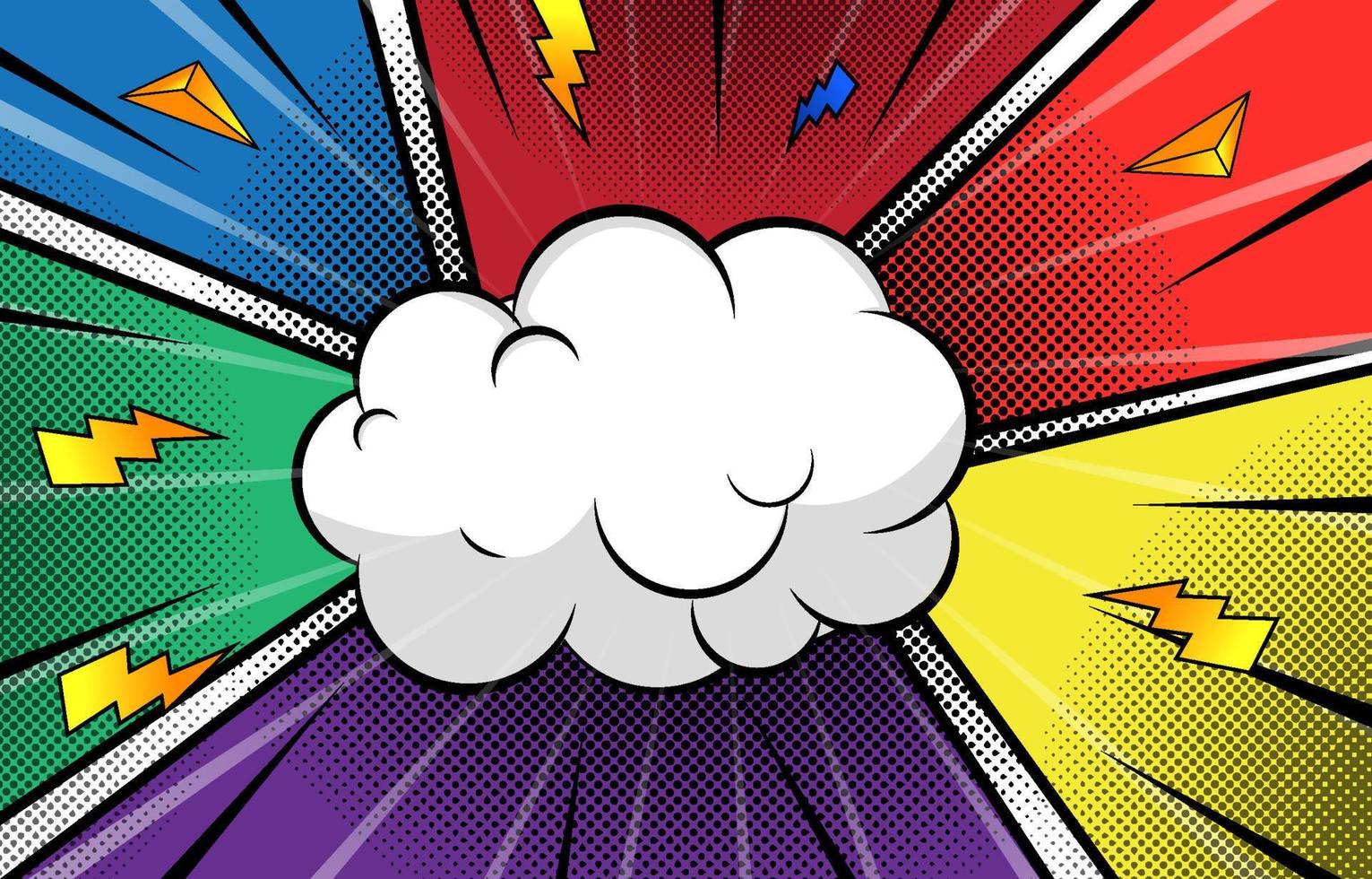 Pop Art Comic Background vector