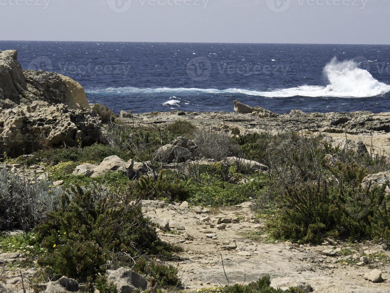 the island of gozo on the mediterranean sea photo