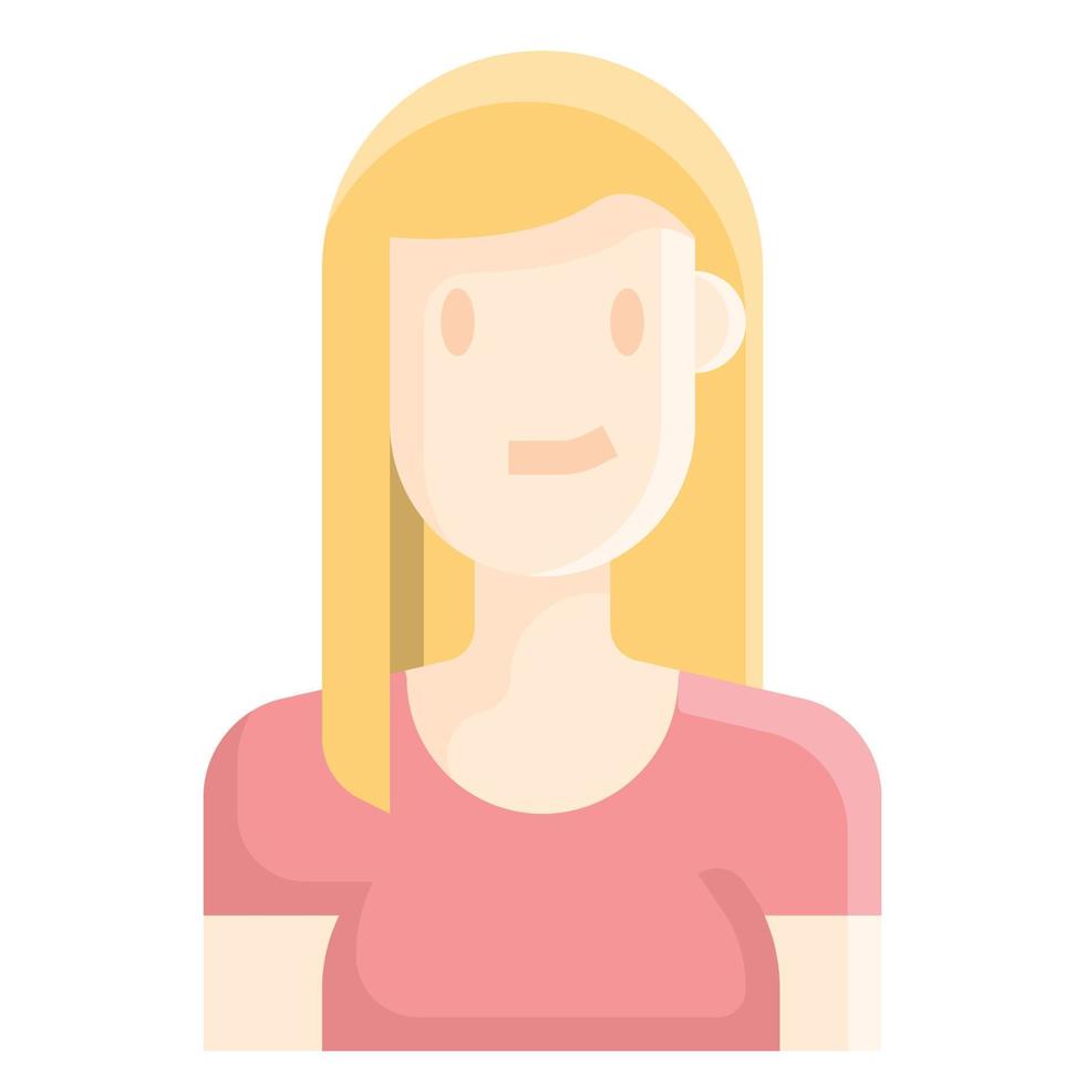 People Icon Woman Vector .