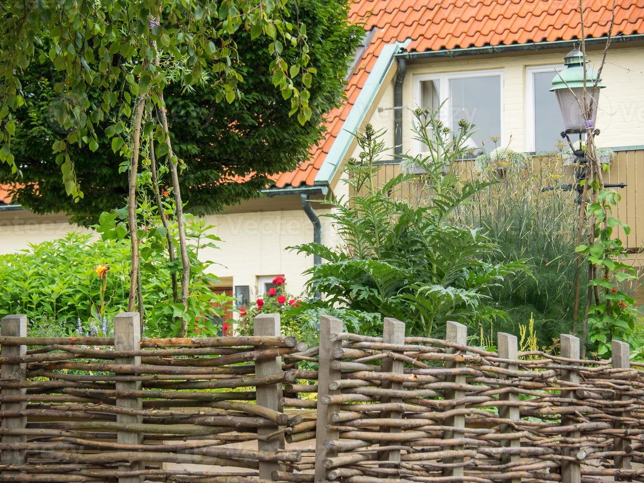 Ystad city at the baltic sea in sweden photo
