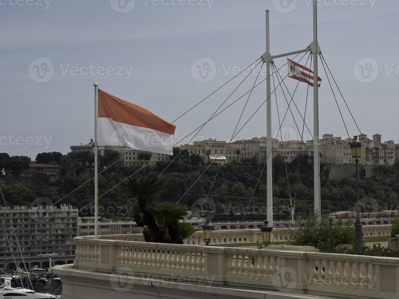 monaco at the mediterranean sea photo