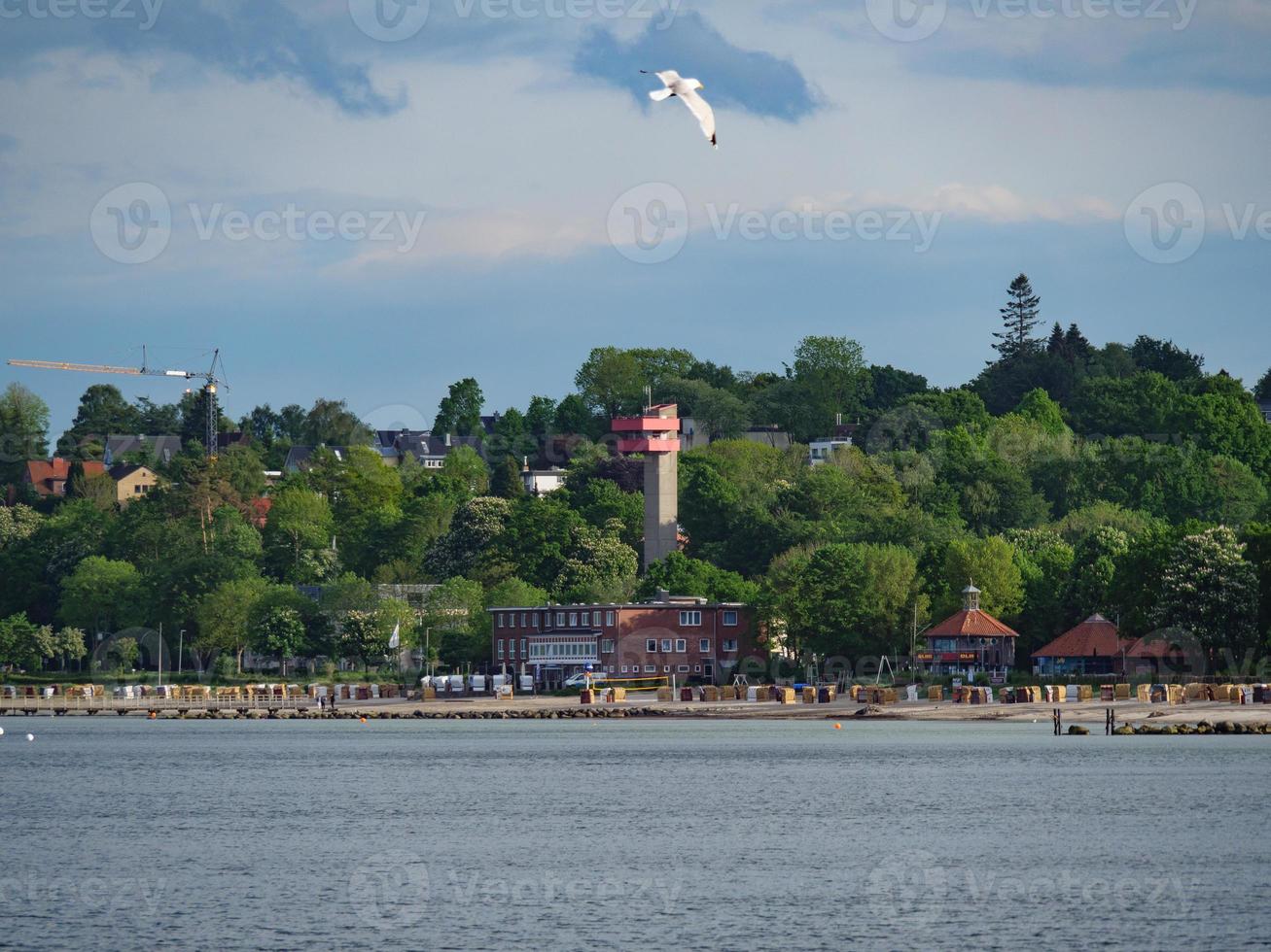 the city of Eckernfoerde at the baltic sea photo