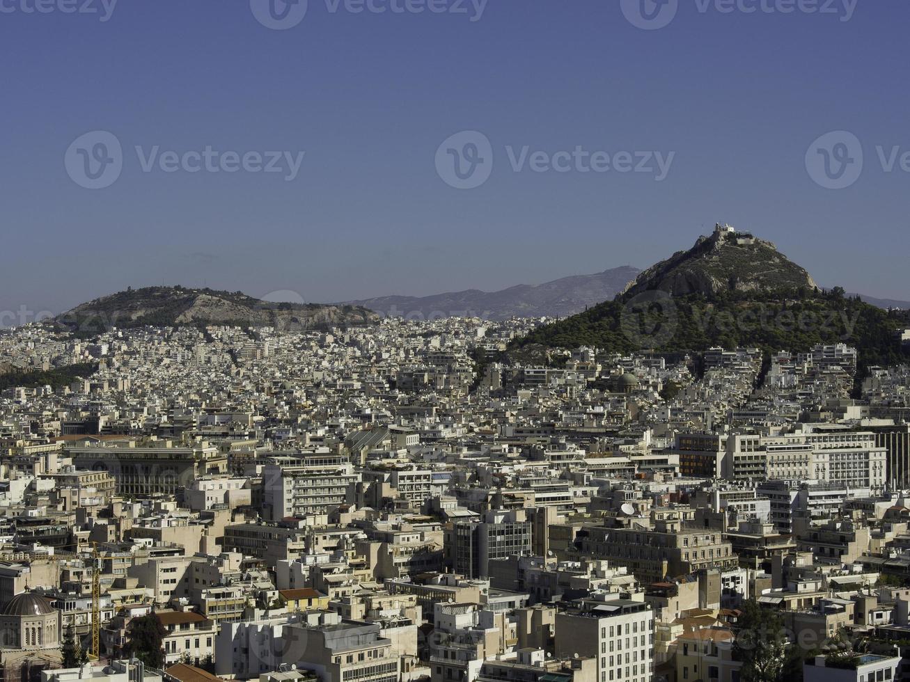 The city of Athens in greece photo