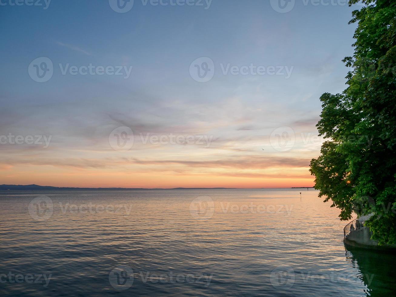 lindau at the lake constance in germany photo