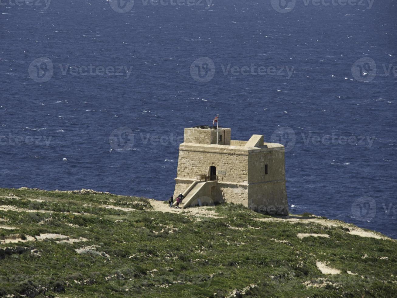 the island of gozo on the mediterranean sea photo