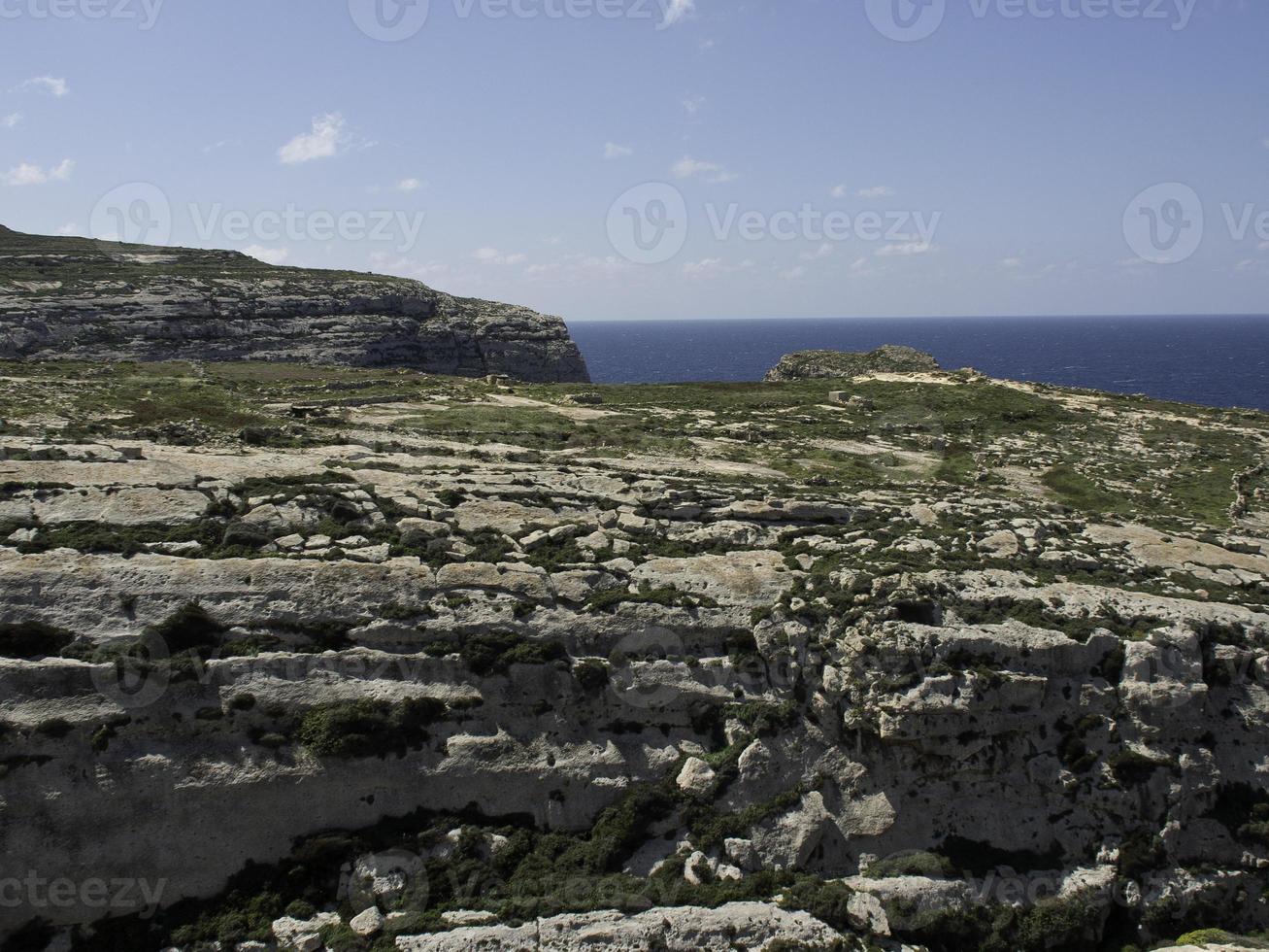the island of gozo on the mediterranean sea photo