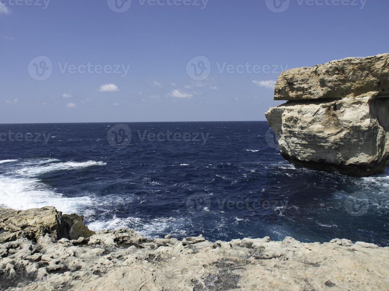 the island of gozo on the mediterranean sea photo