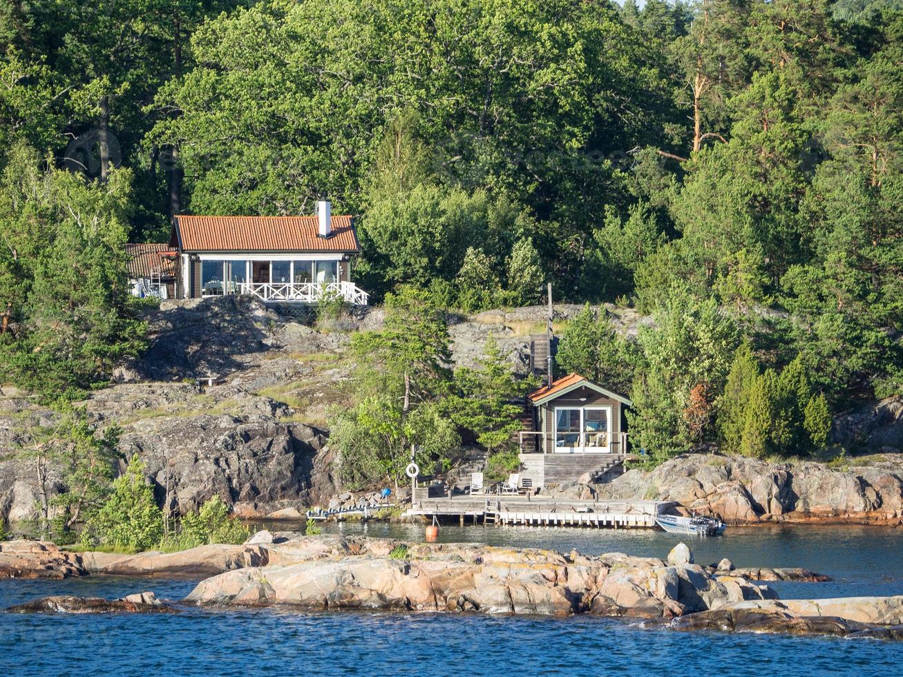 estocolmo y el mar báltico en suecia foto