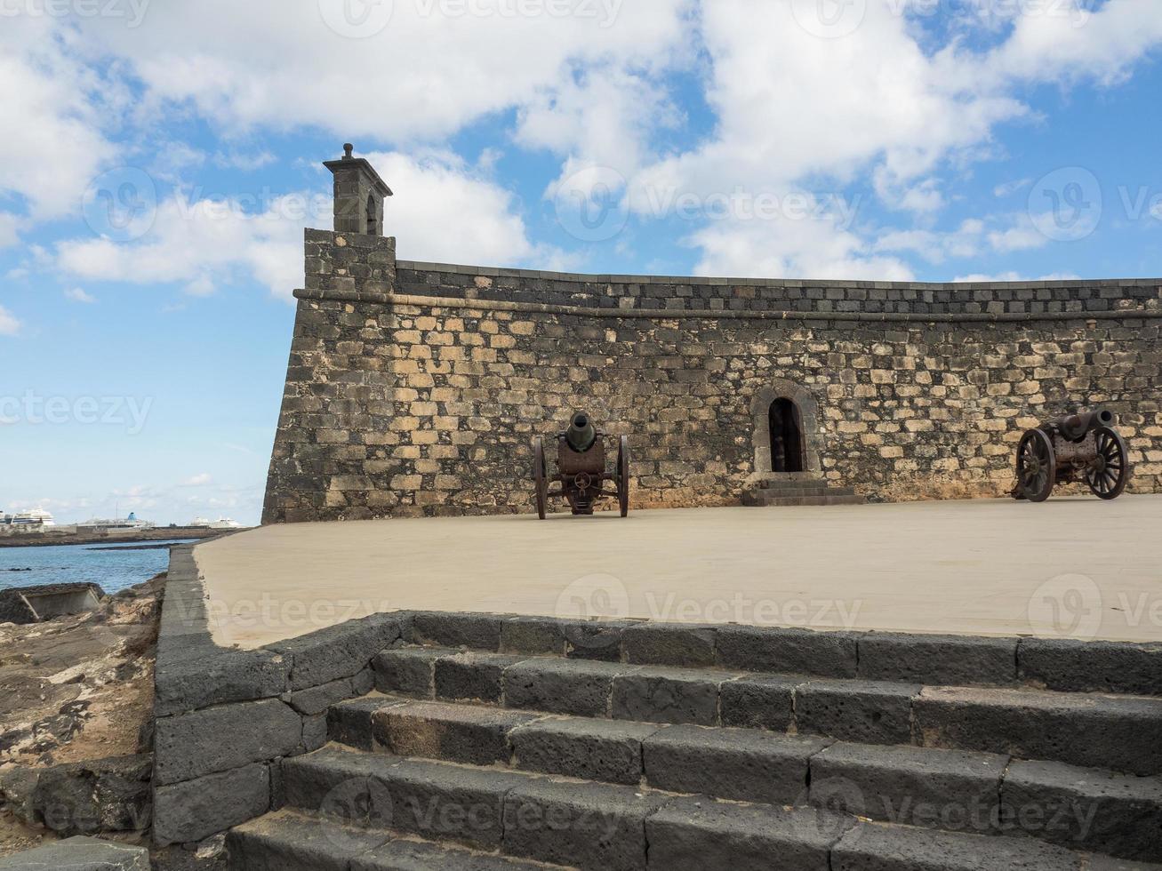 la isla canaria lanzarote en españa foto