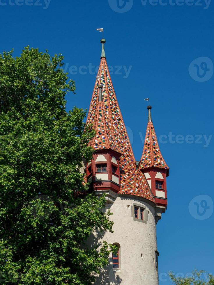 the city of Lindau at the lake constance photo