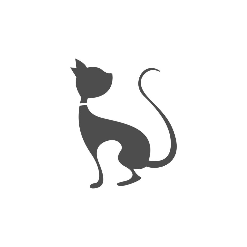 Cat logo icon illustration vector