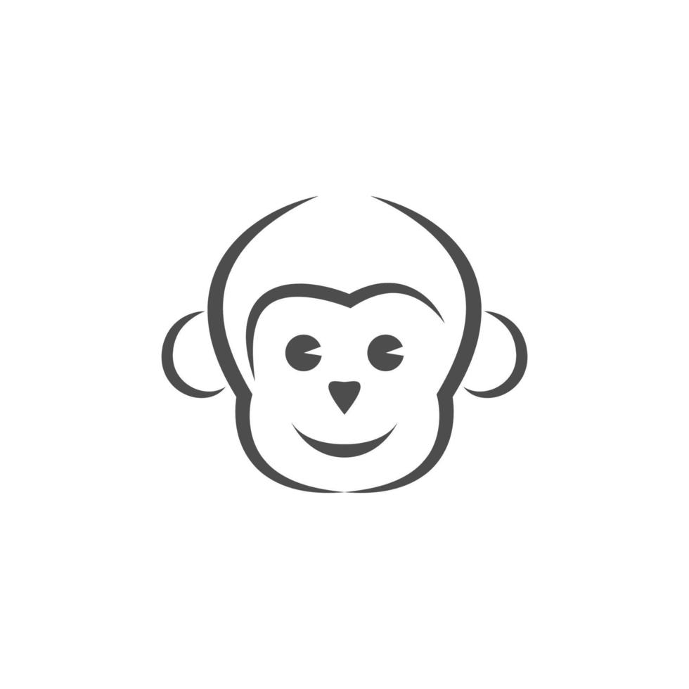 Menkey logo icon illustration vector