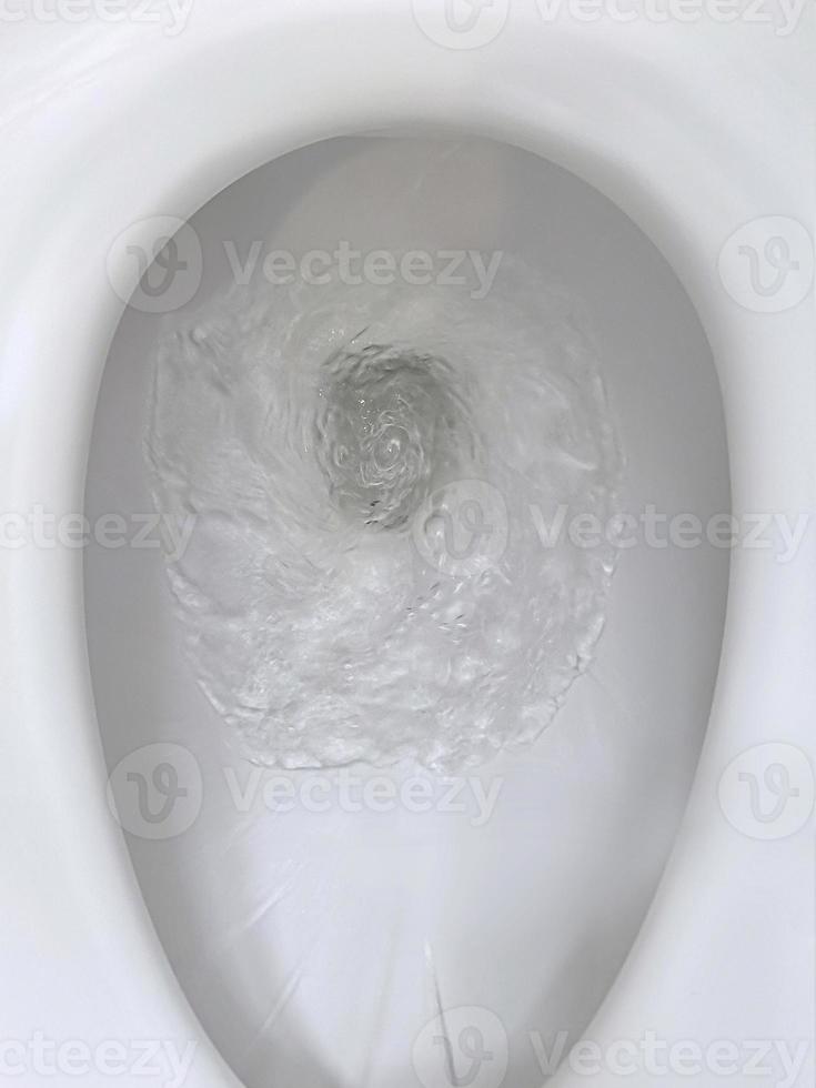Toilet, Flushing Water, close up photo