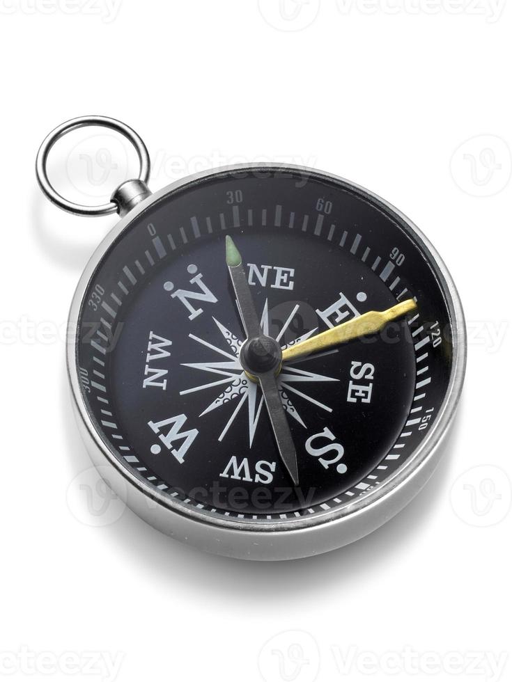 Compass on the white background photo