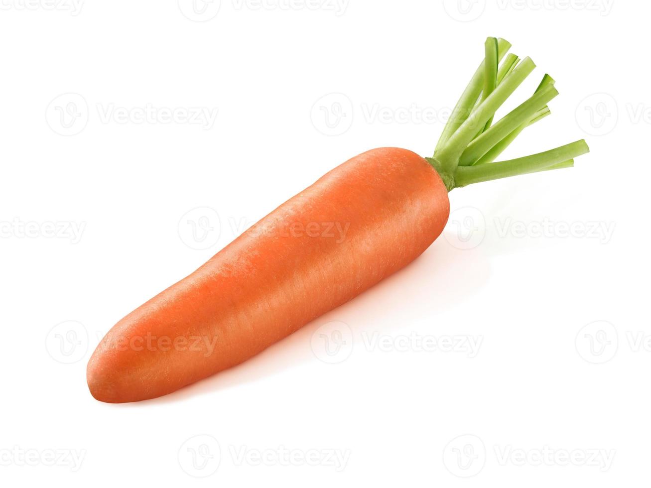 Carrot isolated on a withe background photo
