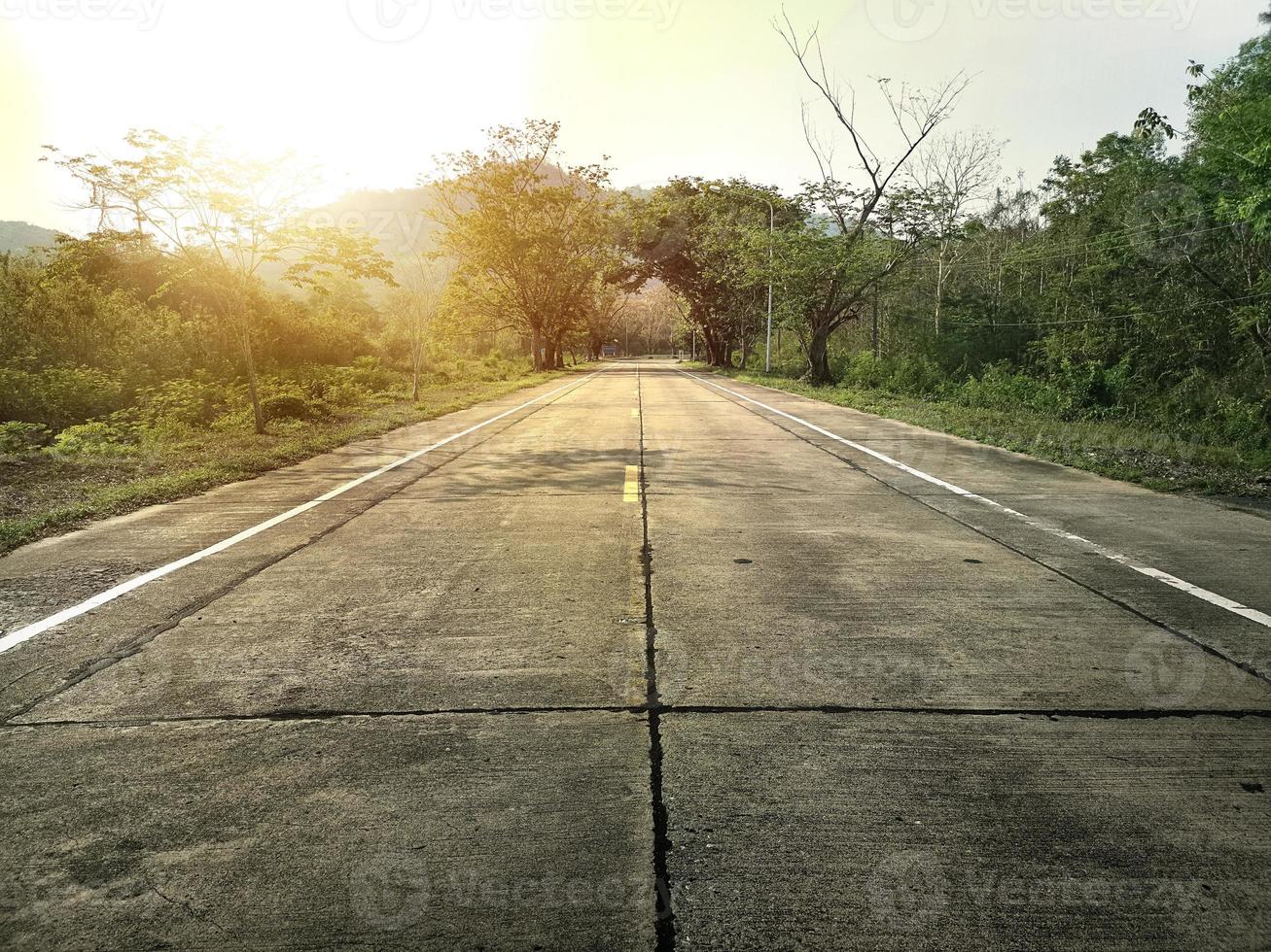 road in mountains photo