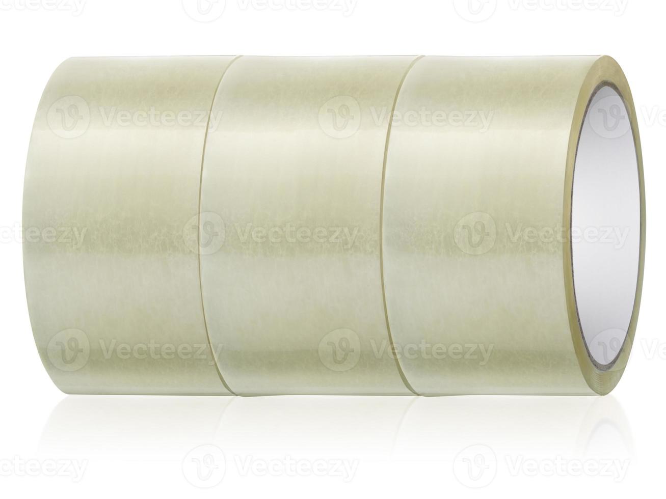 adhesive tape on white background photo