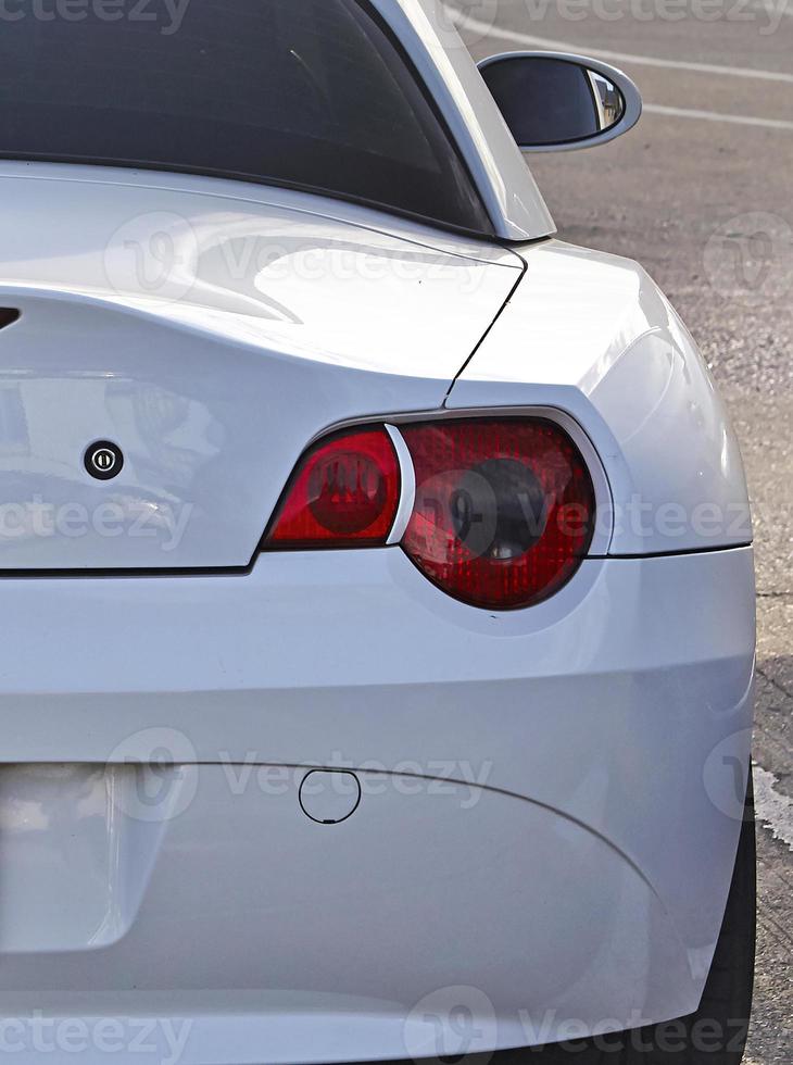 tail light of modern prestigious car close up photo