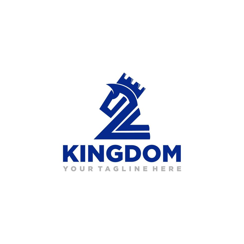 Logo kingdom idea vector