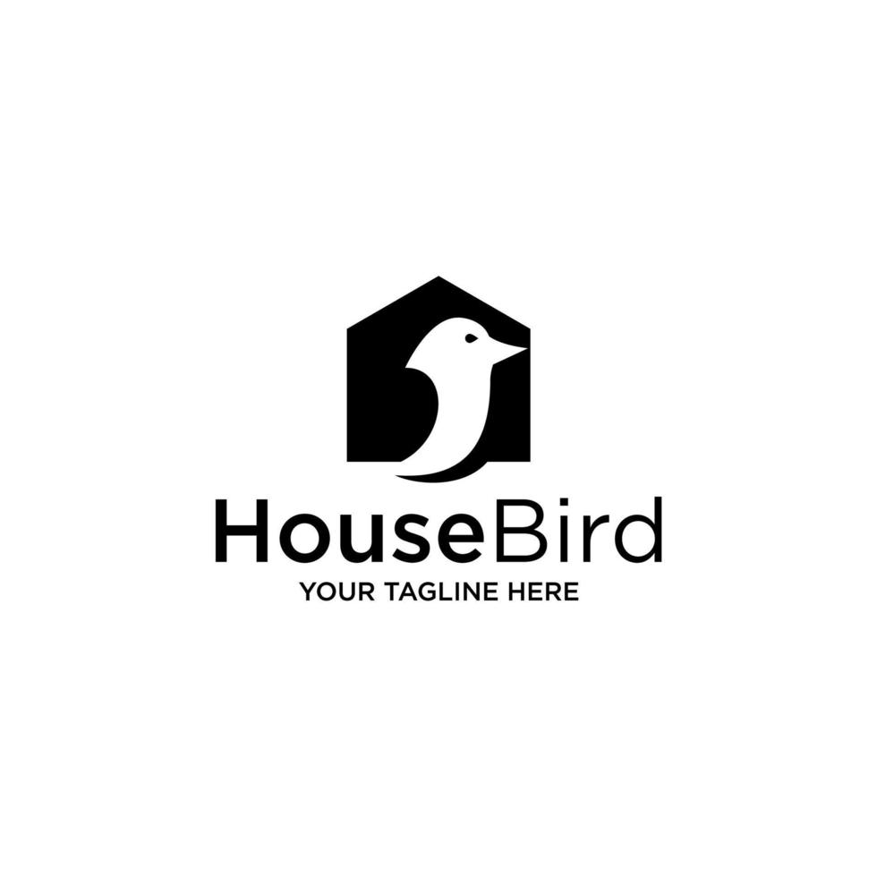 house bird logo vector