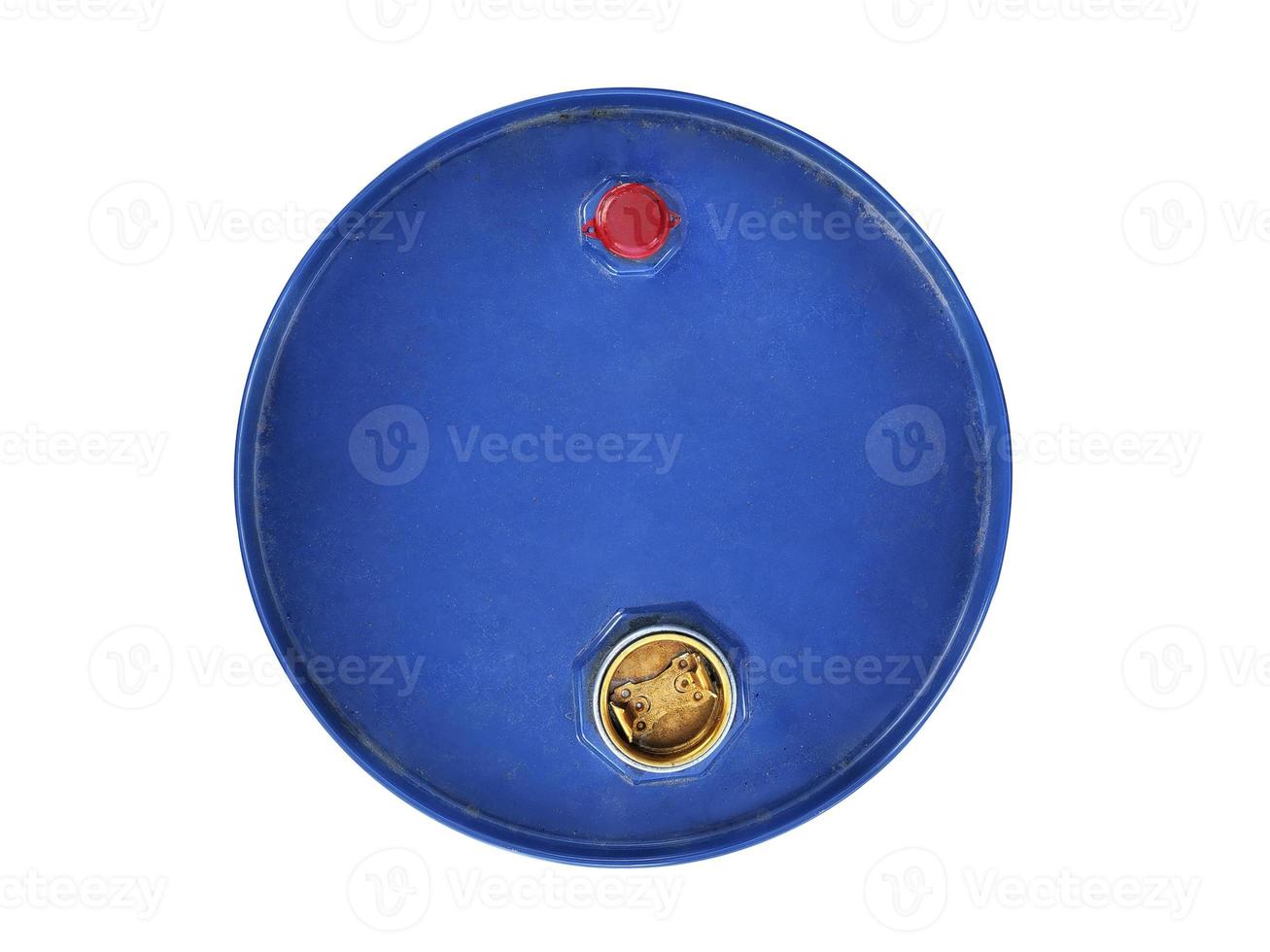 lid on a barrel of oil, Close up and top view photo
