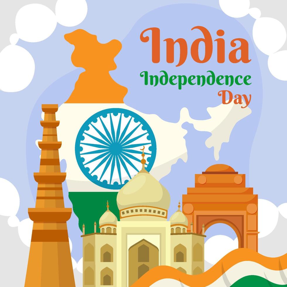 India Independence Day Concept vector