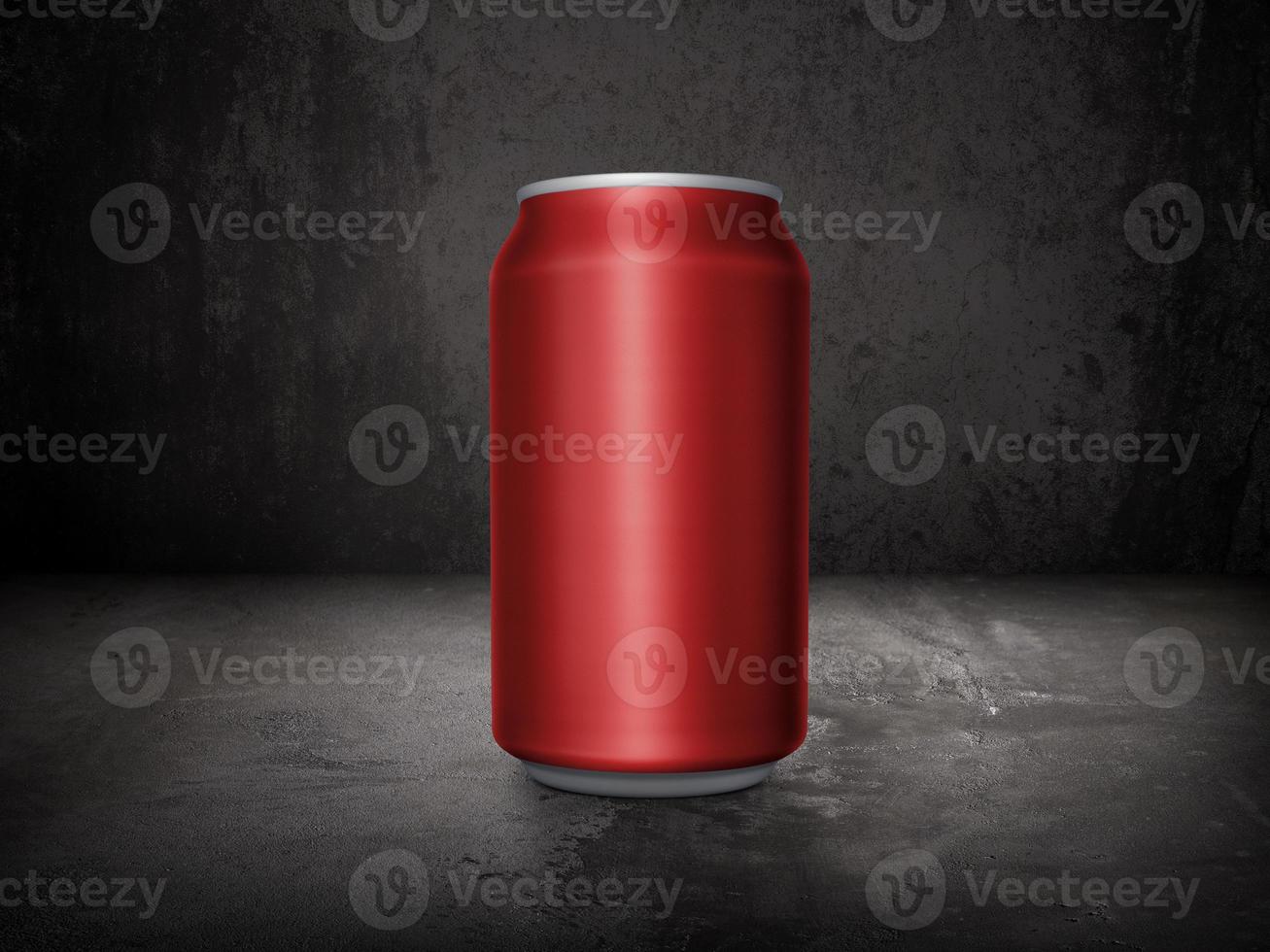 Aluminum cans on concrete Wall Background Scene Dark photo