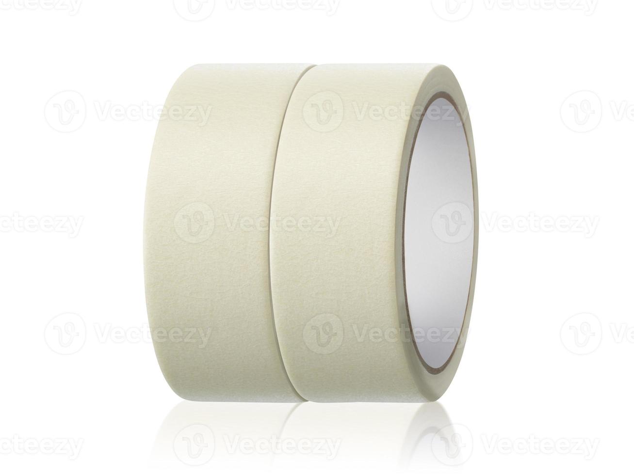 adhesive tape on white background photo