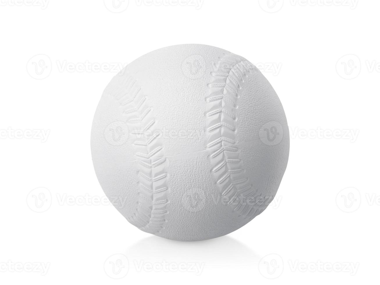 Baseball isolated on white background photo