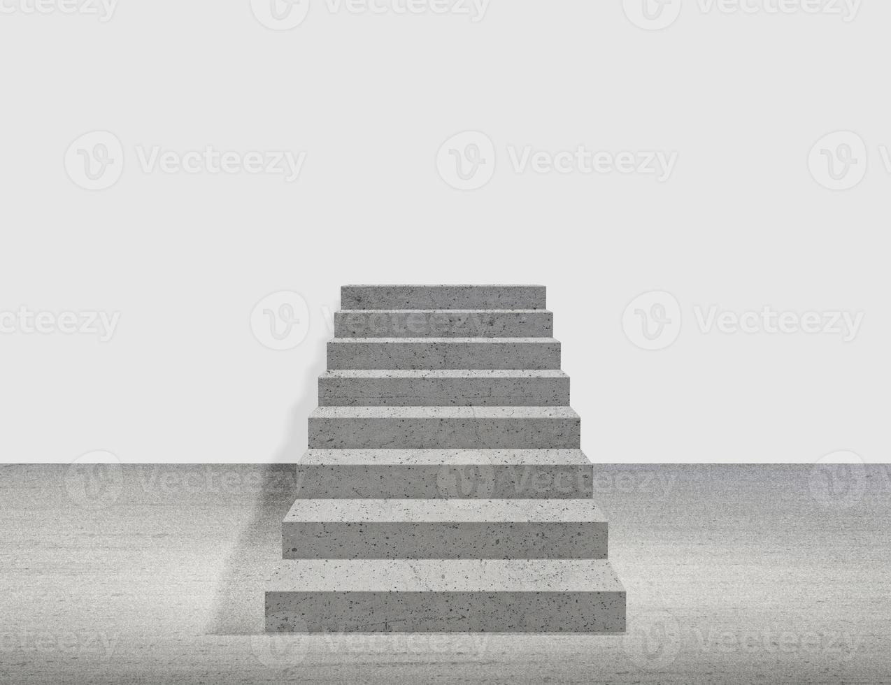 escalera en concepto de negocio. renderizado 3d foto