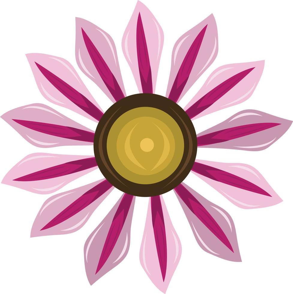 African daisy flower vector art for graphic design and decorative element