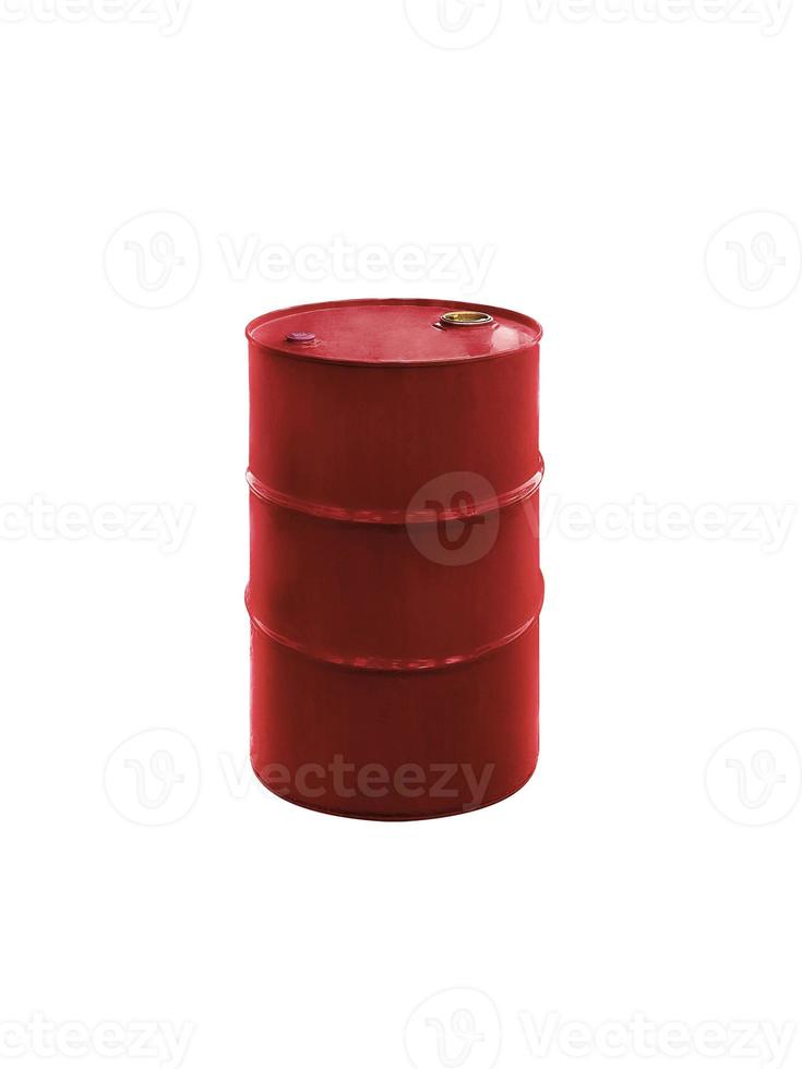 Oil barrel isolated on white isolated on white background photo
