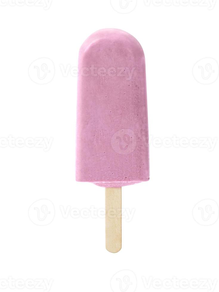 ice cream stick isolated on white background photo