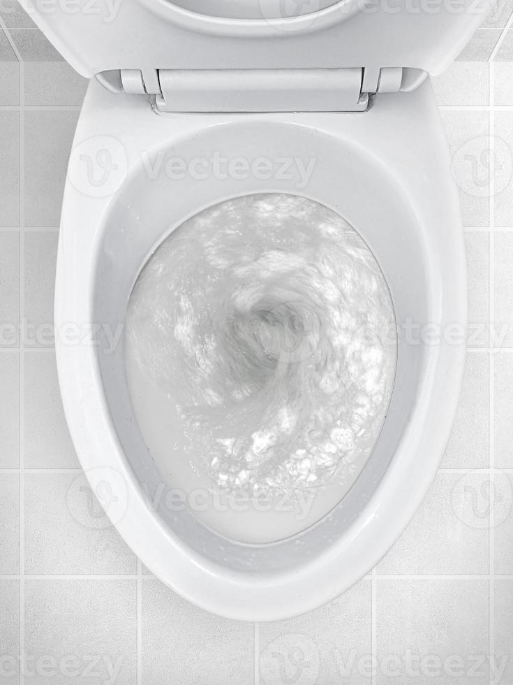 Toilet, Flushing Water, close up photo